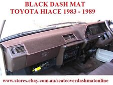 Tapete de traço, Preta, Capa De Painel DashMat Fit Toyota Hiace 1983-1989, Preto comprar usado  Enviando para Brazil