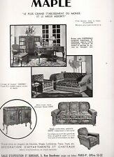 Publicite meubles maple d'occasion  Paris XI