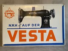 Vesta emailschild 1950 gebraucht kaufen  Stahnsdorf