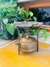Estufa de gas antigua de latón indio portátil hecha a mano latón antiguo hallazgo de cocina segunda mano  Embacar hacia Argentina