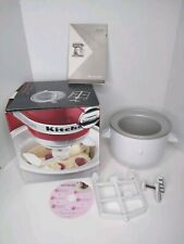 KitchenAid Ice Cream Maker Attachment Stand Mixer 2 Quart With Box Instructions , used for sale  Shipping to South Africa
