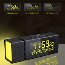 Usado, Despertador digital LED rádio FM com luz noturna infravermelho temperatura umidade comprar usado  Enviando para Brazil