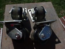 Lot of 4 Albion Swivel Casters, 3-1/4" Dia, 2" Tread for sale  Shipping to South Africa