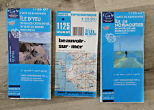 Ign lot cartes d'occasion  Beauvoir-sur-Mer