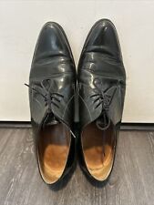 Sapatos sociais masculinos JIL SANDER preto cinza escuro couro envernizado Itália 9 1/2 9.5 USADO comprar usado  Enviando para Brazil