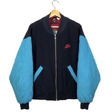 Jaqueta acolchoada vintage Nike Air Jordan lã bombardeiro Varsity anos 90 Swoosh tamanho GG comprar usado  Enviando para Brazil