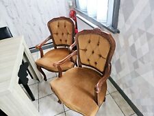 Fauteuil chaise velours d'occasion  Saint-Omer