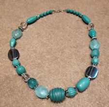 Chunky turquoise beaded for sale  NORWICH