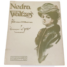 Partituras antigas de 1906 Nedra Waltszes por Florence McPherran compositora de ficção científica comprar usado  Enviando para Brazil