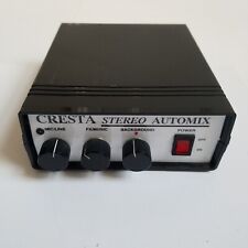 Cresta Stereo Automix FX Mixer Microphone In Phono In/Out Pre-Amp for sale  Shipping to South Africa