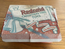 Vintage Rodnoid Christmas Tree Non-Breakable Toys Decorations for sale  Shipping to South Africa