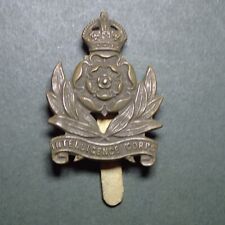 Cap badge. intelligence for sale  PLYMOUTH