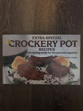 VINTAGE Extra-Special Crockery Pot Cookbook 1975 Old School RARE Recipes Cooking for sale  Shipping to South Africa