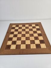 Vintage Large Wooden Chess Board, Marquetry 50cm x 50cm 1.5" Squares for sale  Shipping to South Africa