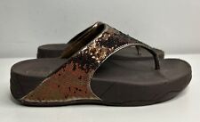 Fitflop brown sequin for sale  Shipping to Ireland