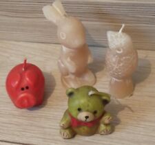 Vintage animal candles for sale  BURY