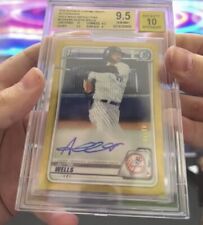 Used, Austin Wells 2020 Bowman Chrome 1st Gold Wave Refractor Auto 40/50 BGS 10 for sale  Shipping to South Africa