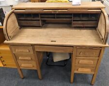 oak roll desk for sale  LEEDS