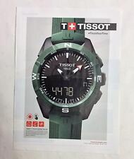 Relógio solar Tissot T-Touch Expert impressão original anúncio 2018 8" x 11" PA-893 comprar usado  Enviando para Brazil