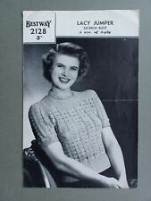 Bestway 1940s knitting for sale  Shipping to Ireland