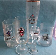 GERMAN BEER/SCHNAPS GLASSES 1970'S for sale  Shipping to South Africa