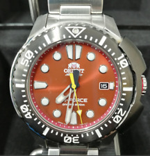 Relógio masculino automático vermelho ORIENT Sports M-Force DiverRN-AC0L02R JP comprar usado  Enviando para Brazil