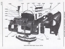 Placa inferior de suporte Pontiac 1949-1952 para suporte de radiador comprar usado  Enviando para Brazil