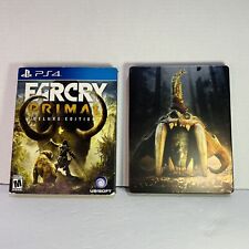 NO GAME Far Cry Primal Deluxe Edition PS4 Steelbook Slipcover And Soudtrack for sale  Shipping to South Africa