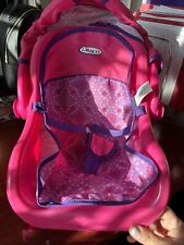 Used, baby doll car seat carrier With Free Backpack (new) for sale  Shipping to South Africa
