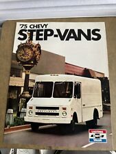 1975 Chevrolet Chevy Step-Van caixa caminhão revendedor folheto de vendas original, usado comprar usado  Enviando para Brazil