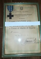 Diploma merito guerra usato  Bari