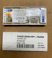 Inserções de metal duro SECO - CNGG120404-MF1 TS2000, CNGP431-MF1 - Qtd. 10 - NOVO, usado comprar usado  Enviando para Brazil
