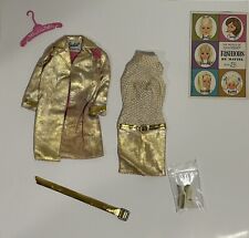 Barbie Intrigue Rzadka 1966 Sukienka i płaszcz Strój #1470 Vintage HTF READ na sprzedaż  Wysyłka do Poland