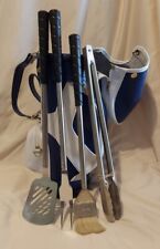 Mini Bolso de Golf Vintage SPORT CHEF Azul/Blanco Parrilla Set Promo Bolso de Golf con Utensilios segunda mano  Embacar hacia Argentina