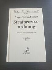 Strafprozessordnung meyer goß gebraucht kaufen  Berlin