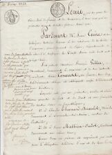 Vieux document auxonne d'occasion  Laroque-d'Olmes