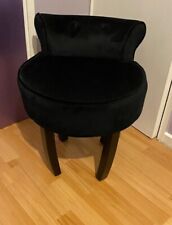 Black velvet stool for sale  LONDON