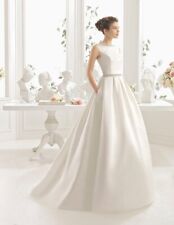 Chaplin - Aire Barcelona by Rosa Clara Duchess Satin Wedding Dress Size 14 Ivory segunda mano  Embacar hacia Mexico