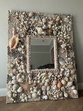 Handmade seashell mirror for sale  LONDON