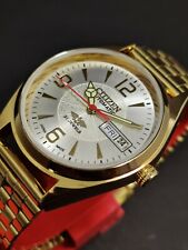 Used, Citizen Automatic Men's Wrist Watch Day /Date Golden Plated Japanese-Refurbished for sale  Shipping to South Africa