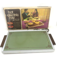 VTG Hot Electric Tray by Grants/Cornwall Avocado Green Food Warmer Working, used for sale  Shipping to South Africa