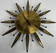 Sunburst wall clock for sale  NEWCASTLE UPON TYNE