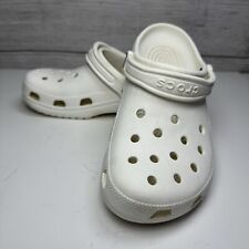 Tamancos Classic Crocs M 5 W 7 biqueira fechada de borracha branca comprar usado  Enviando para Brazil