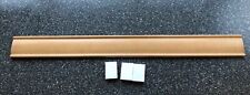 Venetian Wooden Blind top valance spare parts 52cmx5cm beige & sticky pads for sale  Shipping to South Africa