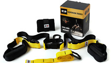 Zero One ZP1 Fitness Yellow & Black Gym Suspension Trainer Total Workout TRX for sale  Shipping to South Africa