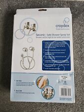 Croydex - Secura  Bath & Basin - Push On Fit Safe Tap Fitting Shower Spray  for sale  Shipping to South Africa