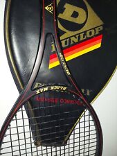 Raqueta de tenis de vidrio de grafito vintage Black Black Max de tamaño medio con estuche ver descripción segunda mano  Embacar hacia Argentina