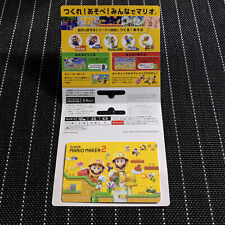Nintendo Super Mario Maker 2 download pré-pago loja cartão presente usado sem valor) comprar usado  Enviando para Brazil