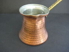 Cafeteira turca de cobre martelada à mão, chaleira Ibrik, 3,3" T X 3,3" D (inferior) comprar usado  Enviando para Brazil