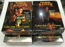 Tomb Raider Lara Croft 1999 par de mazos de inicio de juego x 2 atrapados + cuevas, usado segunda mano  Embacar hacia Argentina